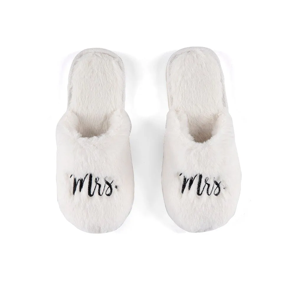 Mrs Bridal Slippers | Ivory