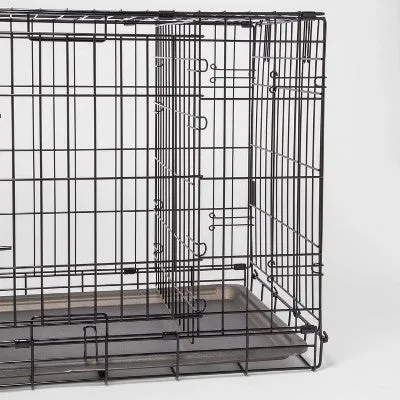 New - Wire Collapsible Dog Crate - Boots & Barkley