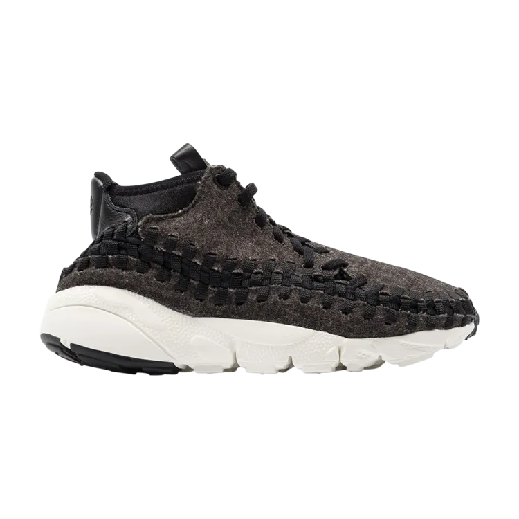 Nike Air Footscape Woven Chukka 'Black Ivory' Sneakers, black