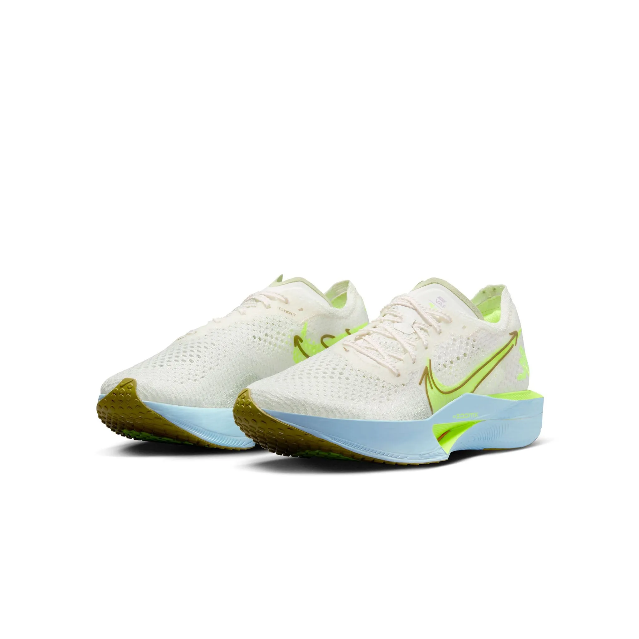 Nike | Women's Vaporfly 3 Road Racing Shoes - Sail/Glacier