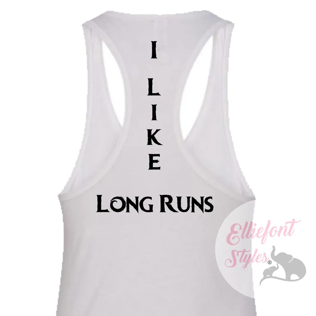 Olaf Inspired Race Tank Top, Run Marathon Shirt