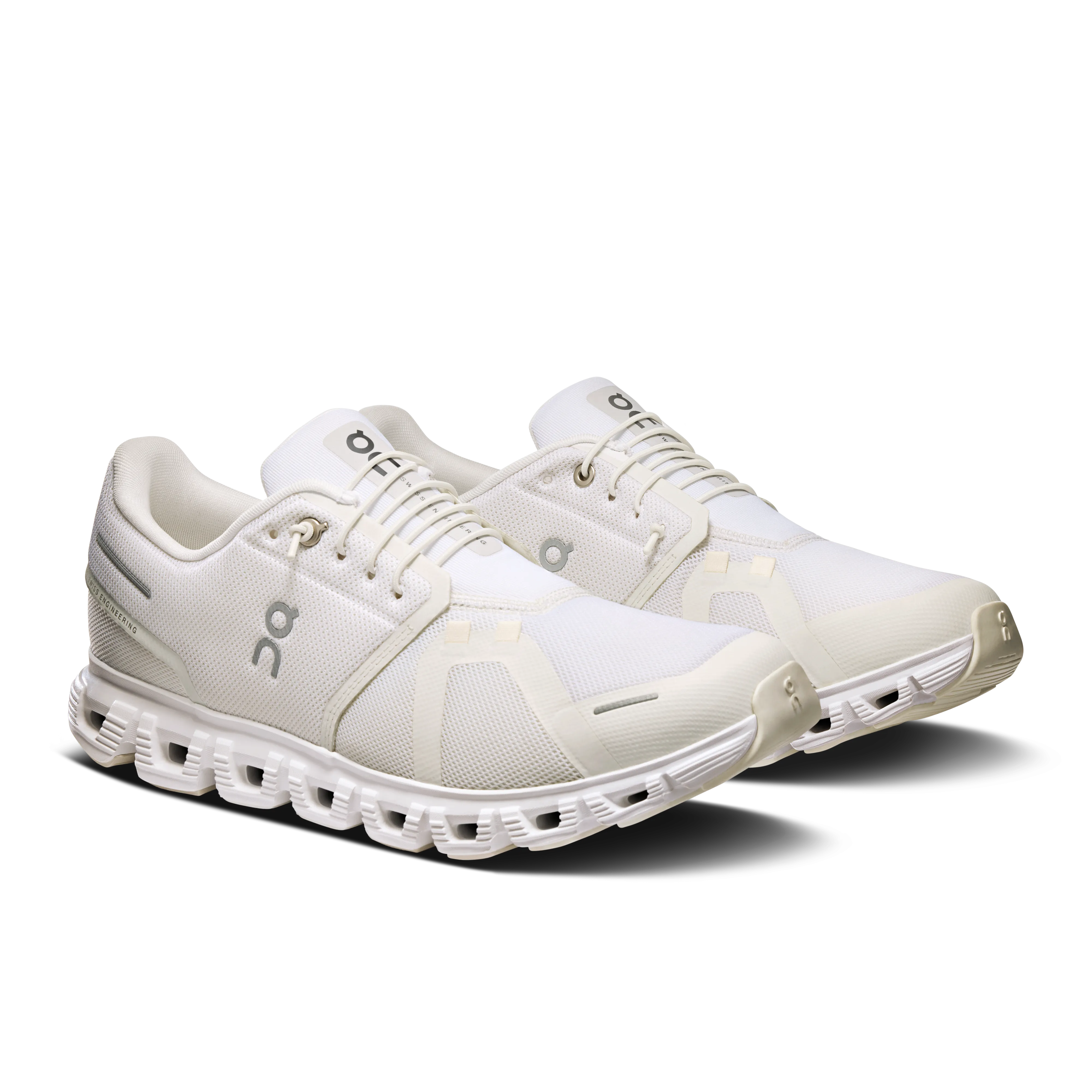 On Running Men's Cloud 6 Shoes - White / White