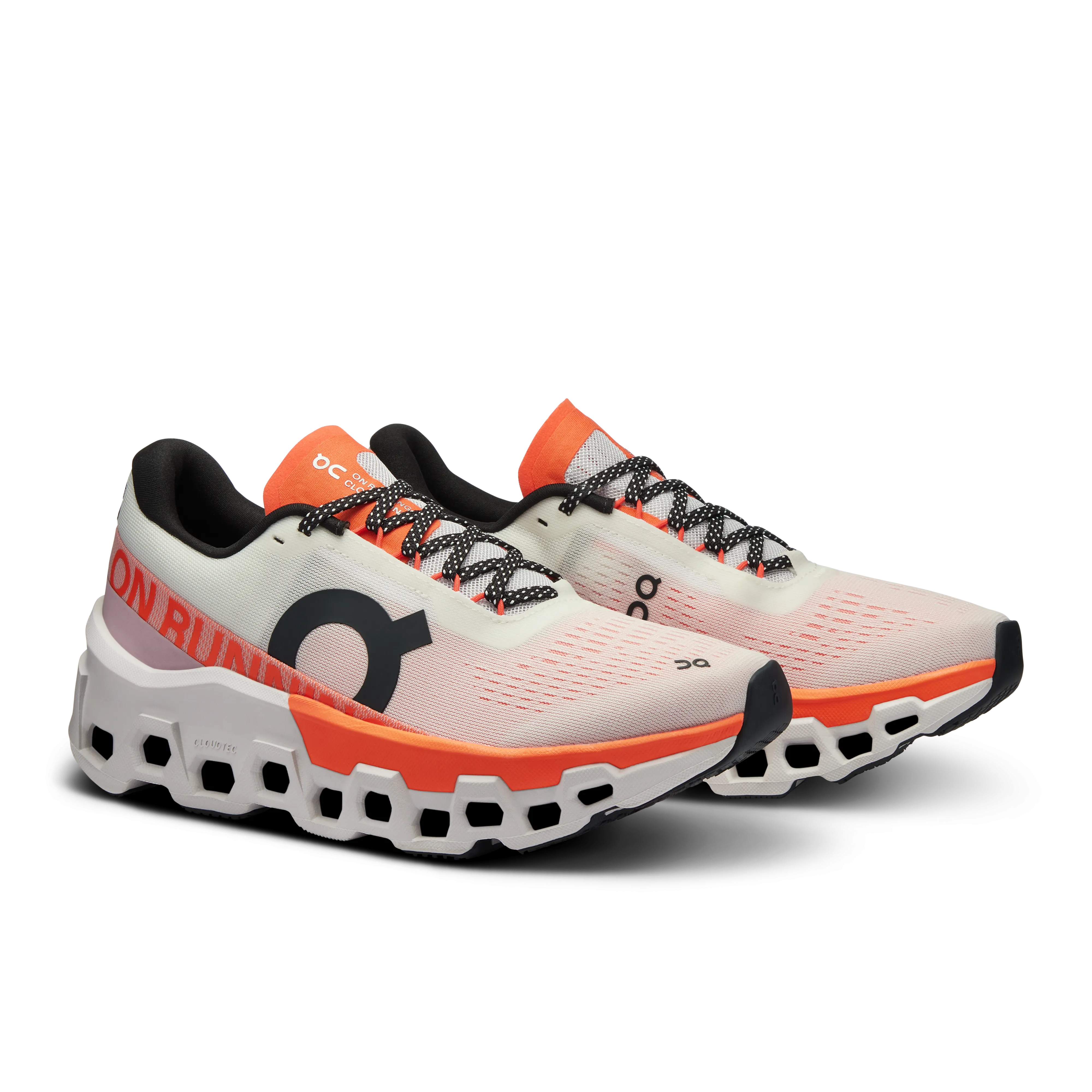 On Running Women's Cloudmonster 2 Shoes - White / Flame