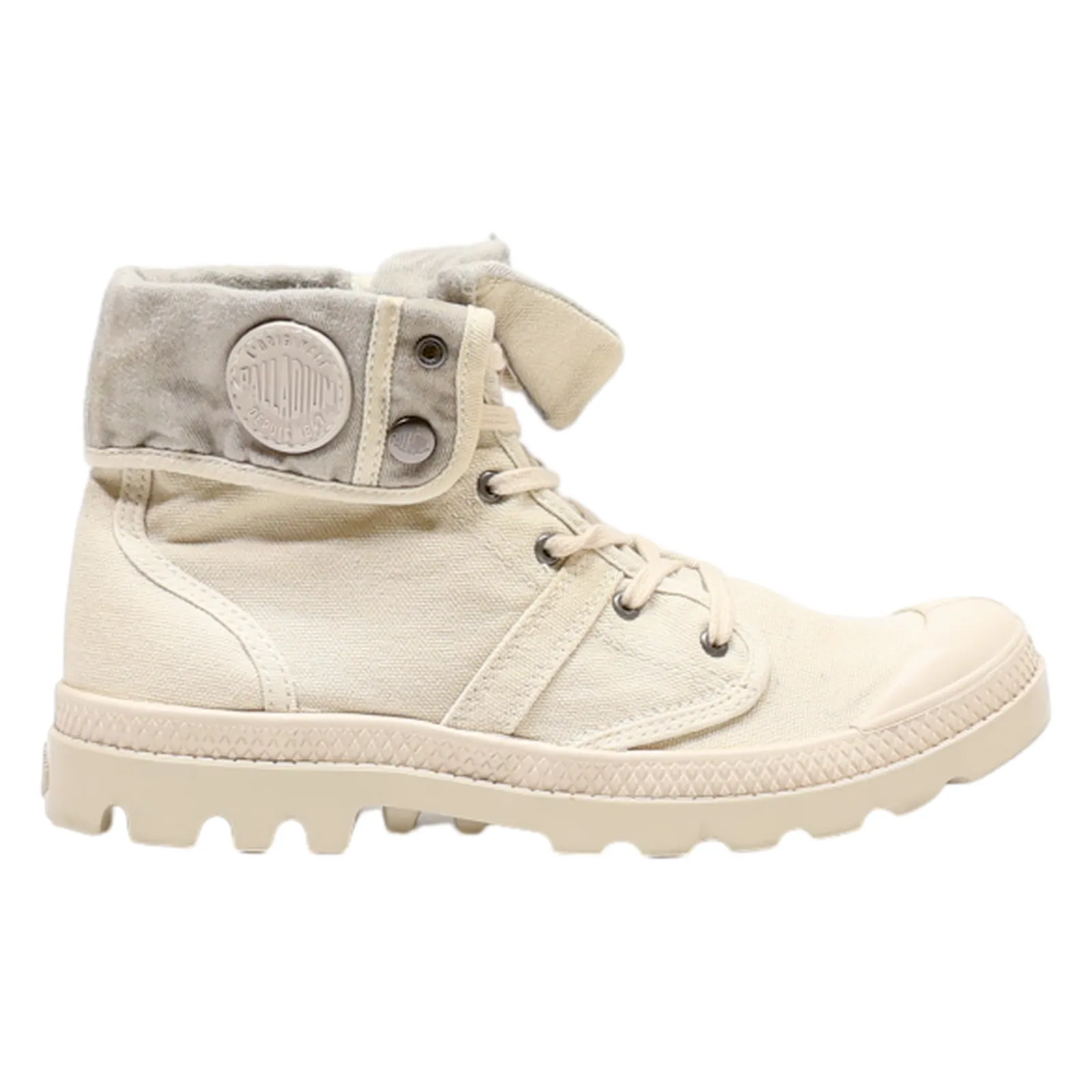 PALLADIUM Chukka Boots Beige Canvas Womens UK 4