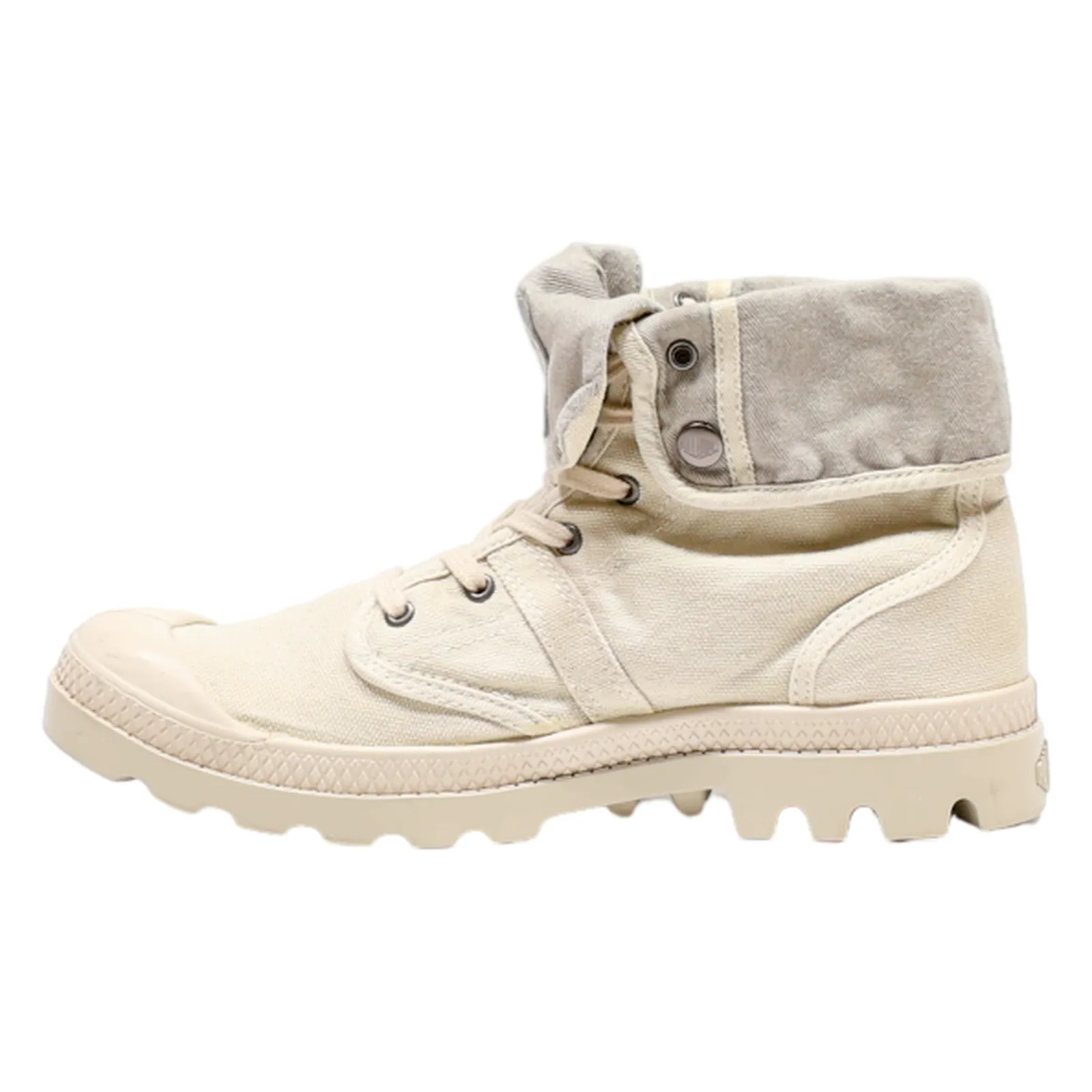 PALLADIUM Chukka Boots Beige Canvas Womens UK 4