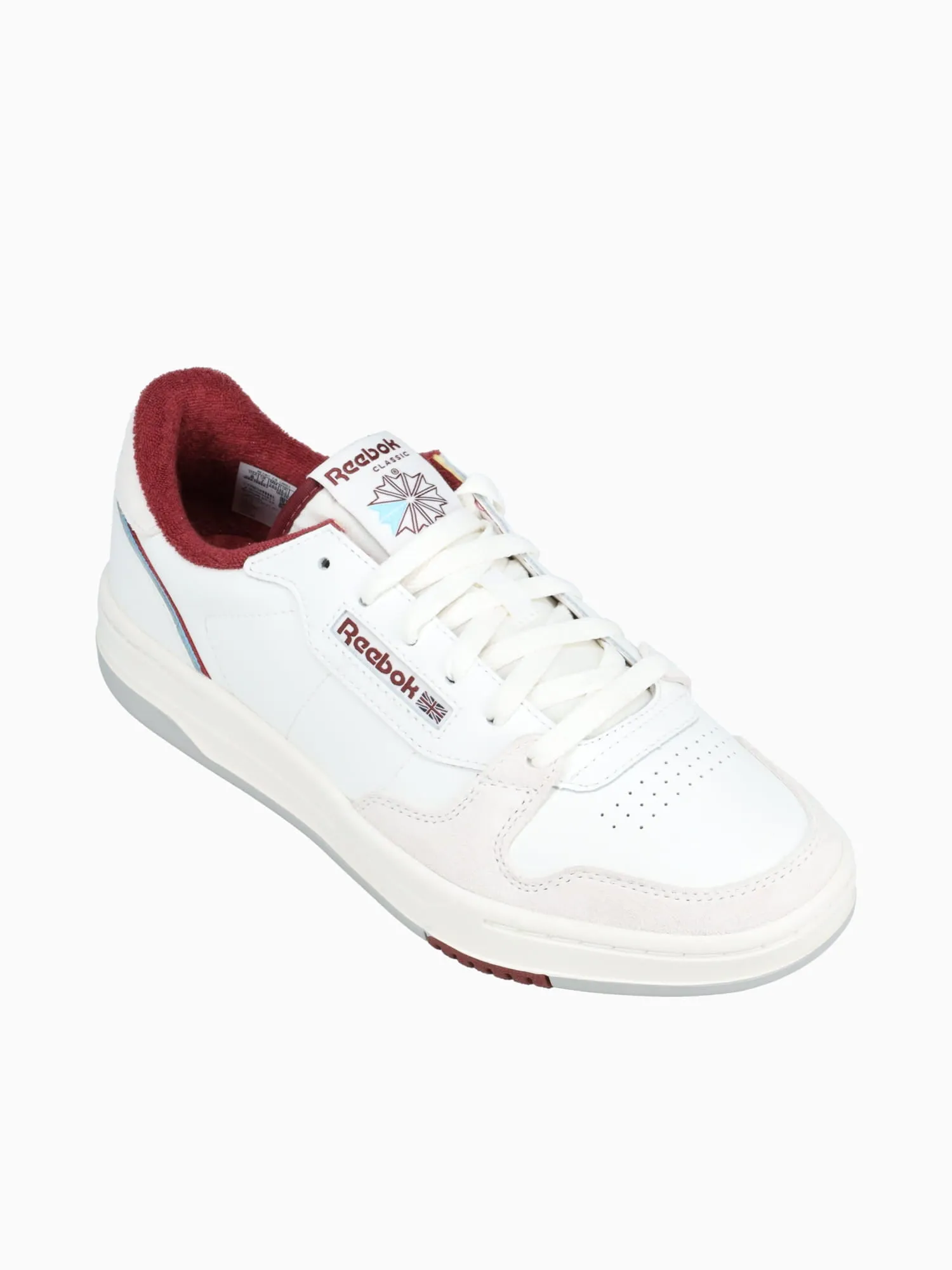 Phase Court Chalk Richmaroon leather