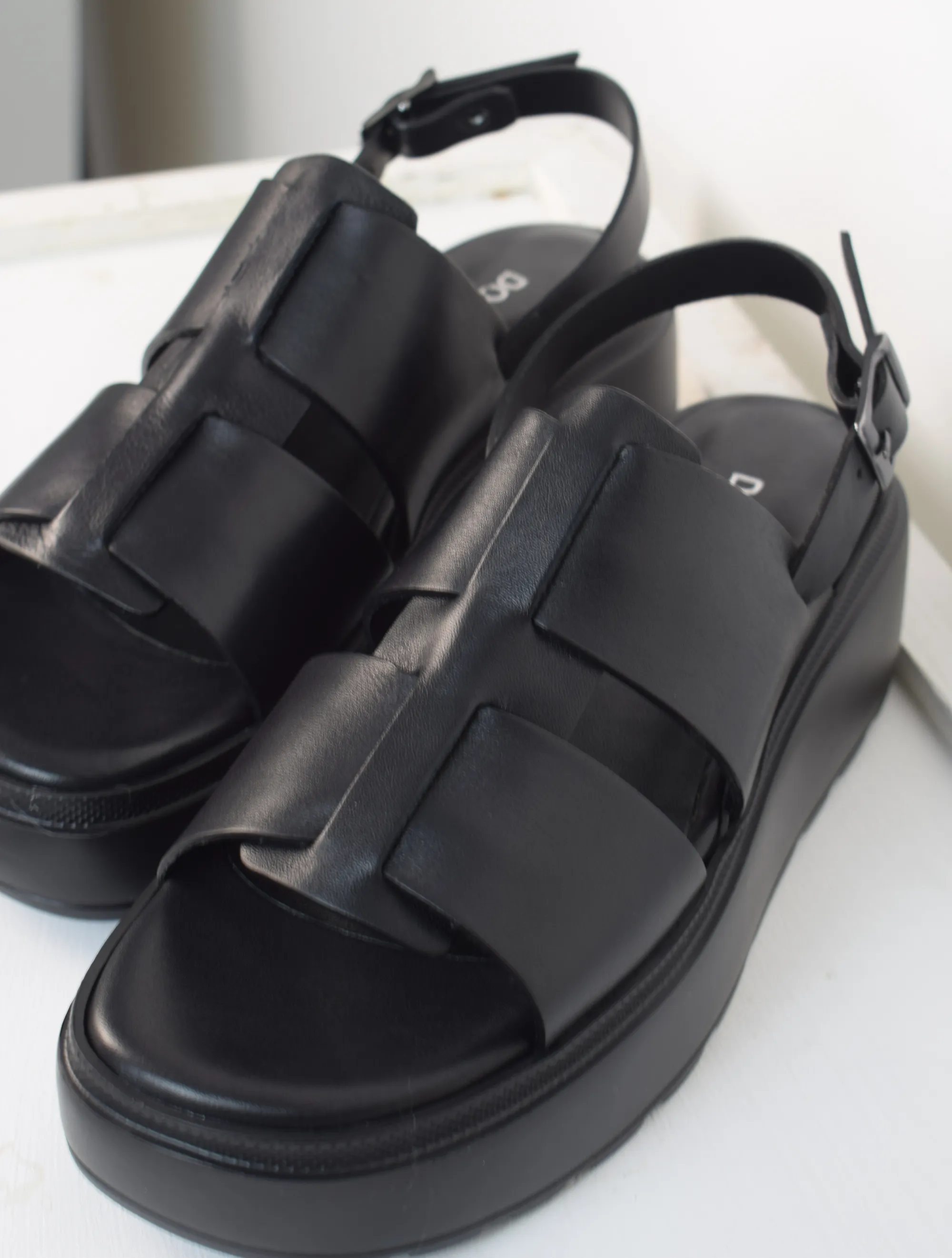 Phuket Platform Sandal Black