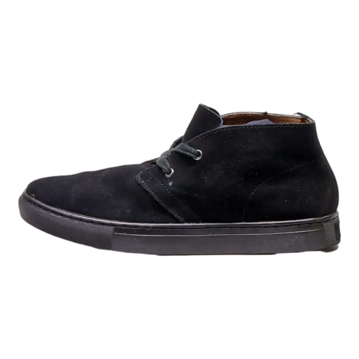 POLO Chukka Boots Black Leather Mens UK 8