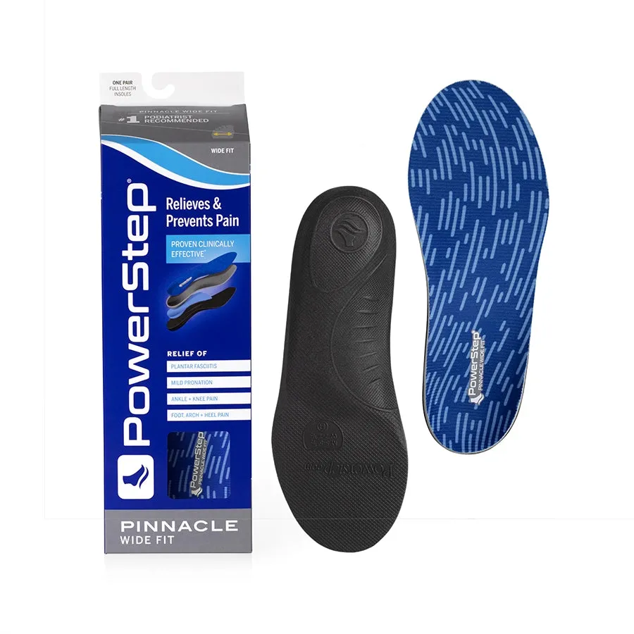 PowerStep Pinnacle Wide Fit Insoles