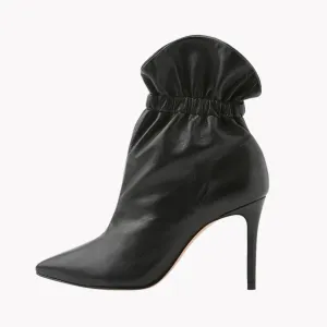 Pre Order:  Ruched Pointed Toe Stiletto Booties