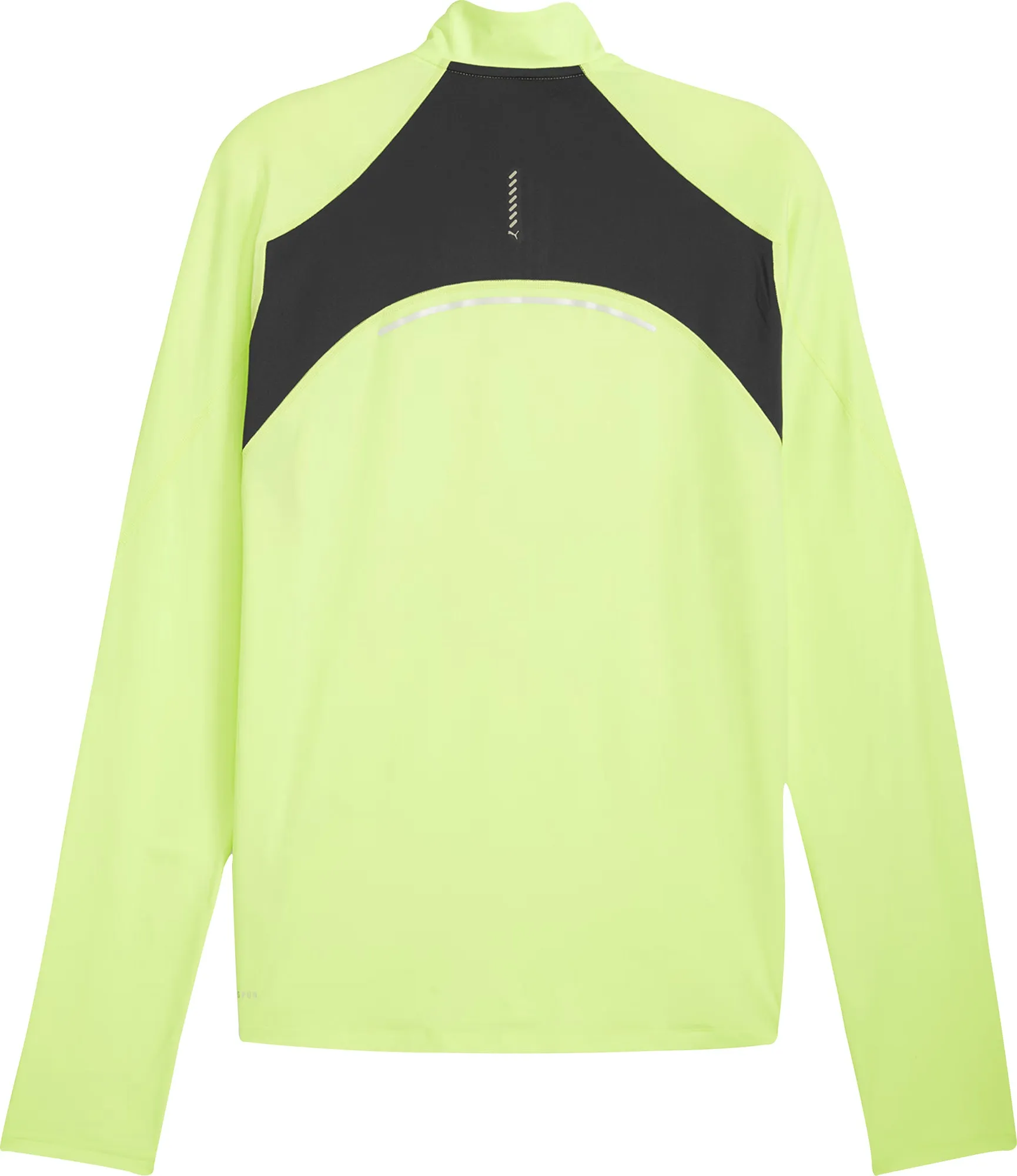 Puma Run Cloudspun Half Zip Long Sleeve Mens Running Top - Green