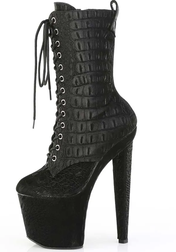 RAZZLE-1040WR [Black] | PLATFORM BOOTS [PREORDER]