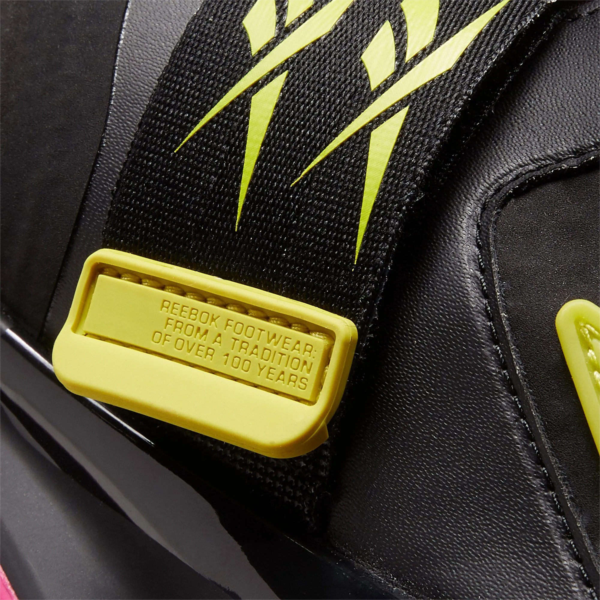 Reebok - Legacy Lifter II Shoes - Men's - BLACK/CHARTREUSE/PROUD PINK