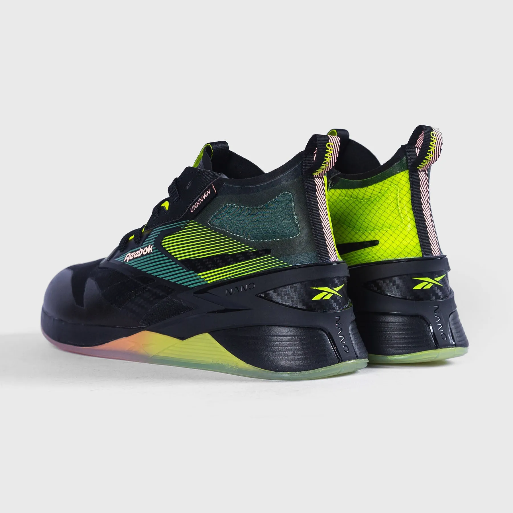 REEBOK - NANO X4 UNKNWN - BLACK/TREK GREEN/ACID YELLOW