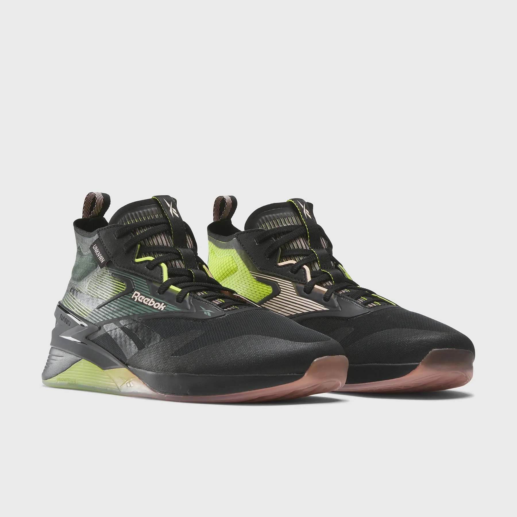 REEBOK - NANO X4 UNKNWN - BLACK/TREK GREEN/ACID YELLOW