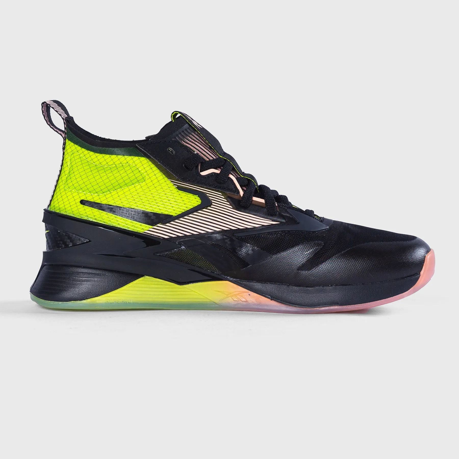 REEBOK - NANO X4 UNKNWN - BLACK/TREK GREEN/ACID YELLOW