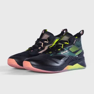 REEBOK - NANO X4 UNKNWN - BLACK/TREK GREEN/ACID YELLOW