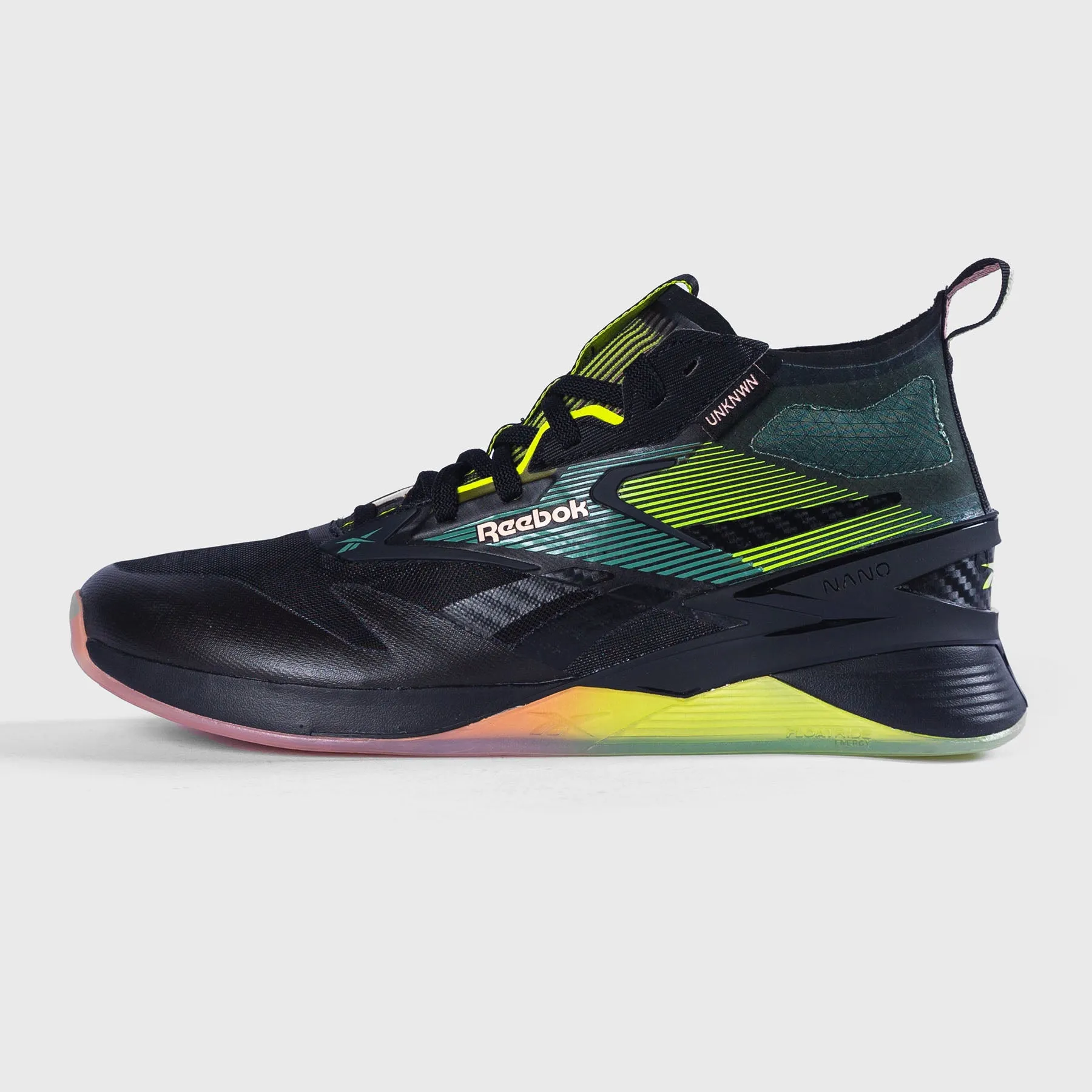 REEBOK - NANO X4 UNKNWN - BLACK/TREK GREEN/ACID YELLOW