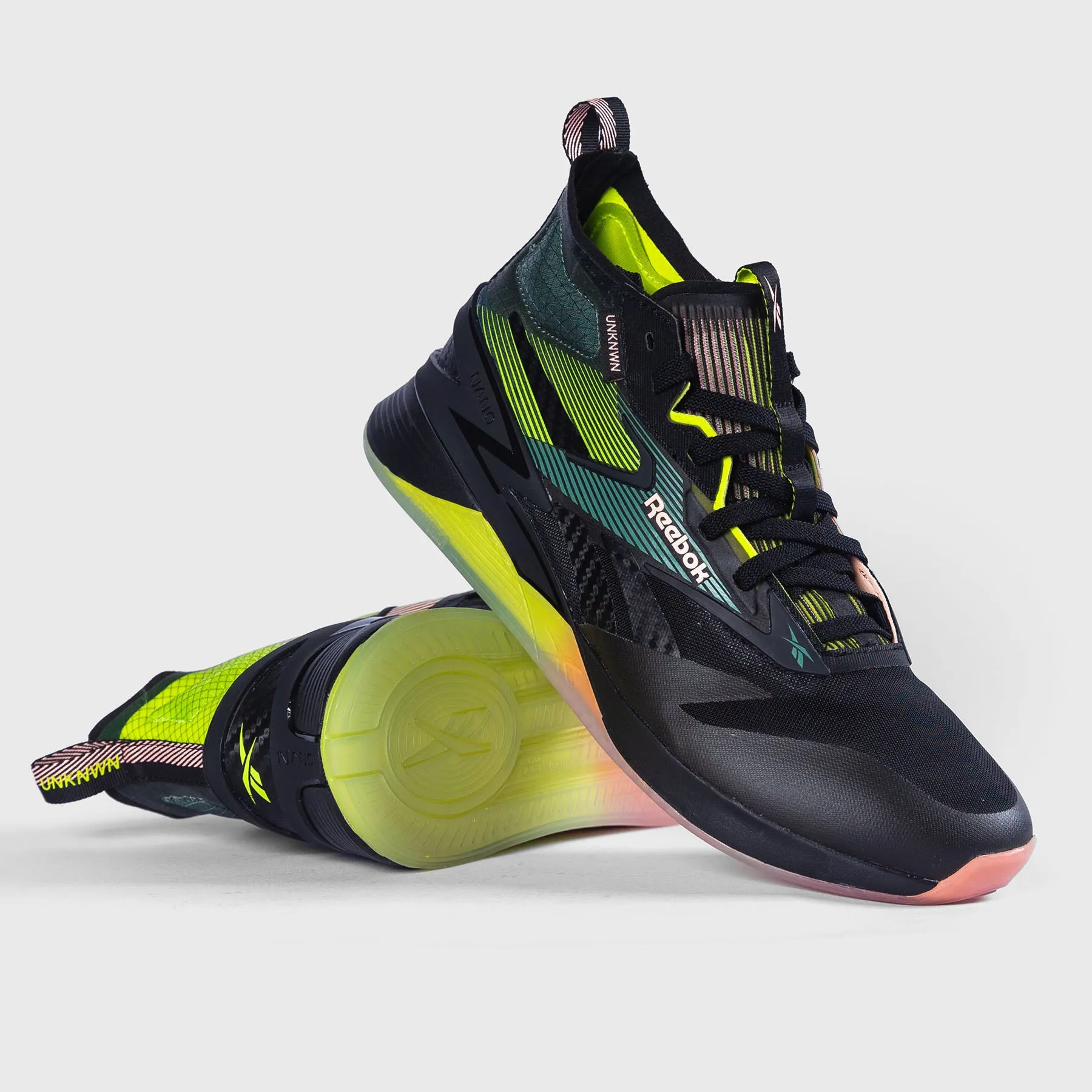 REEBOK - NANO X4 UNKNWN - BLACK/TREK GREEN/ACID YELLOW