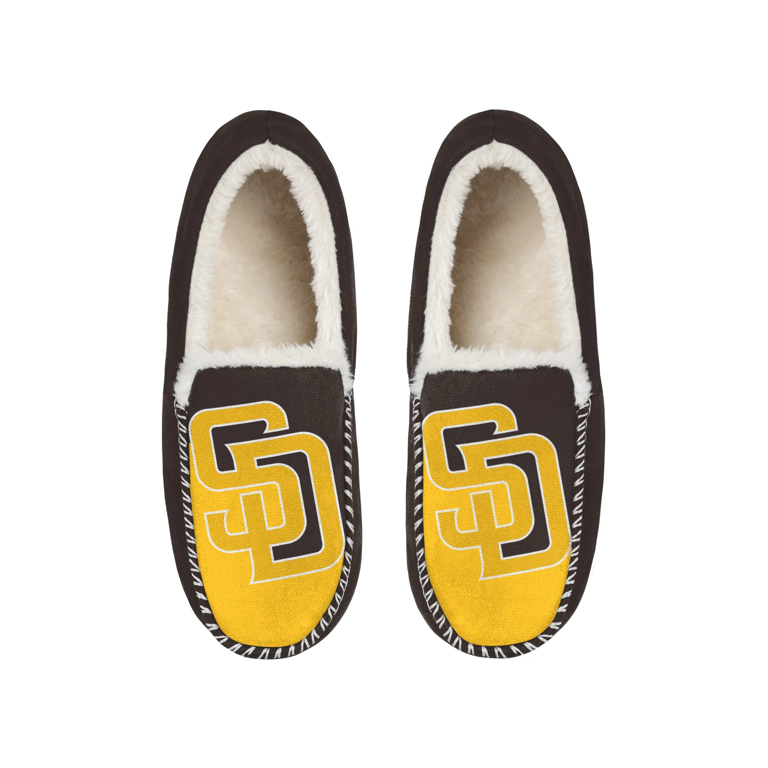 SAN DIEGO PADRES MEN'S COLOR BLOCK MOCCASINS