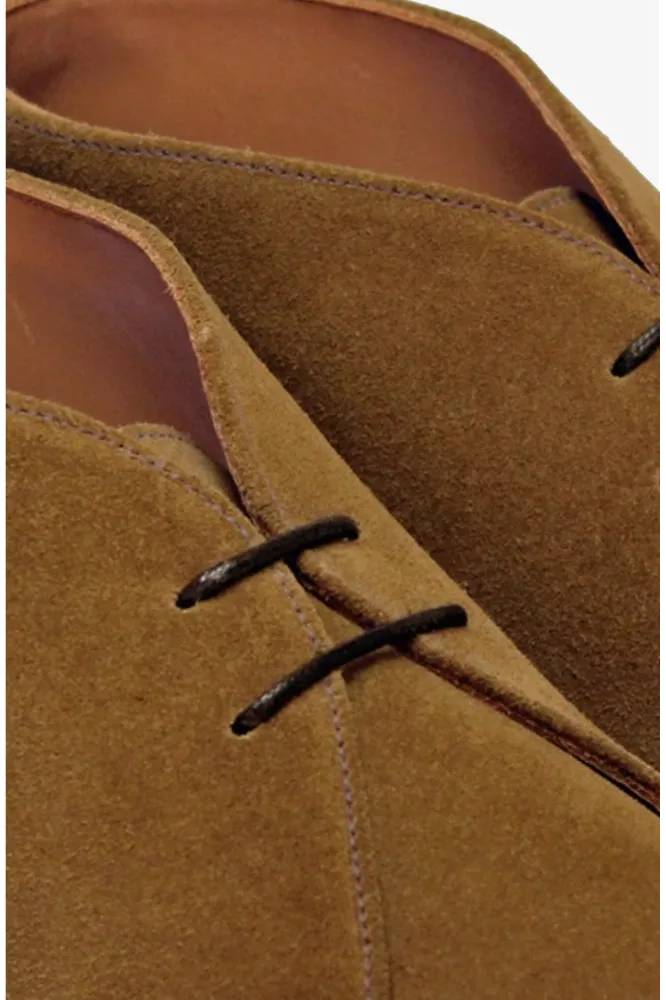 Sanders - Hi Top Tan Suede - Chukka Boot