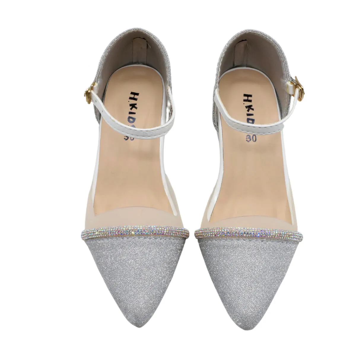 Silver Fancy Court Shoes K00G70024