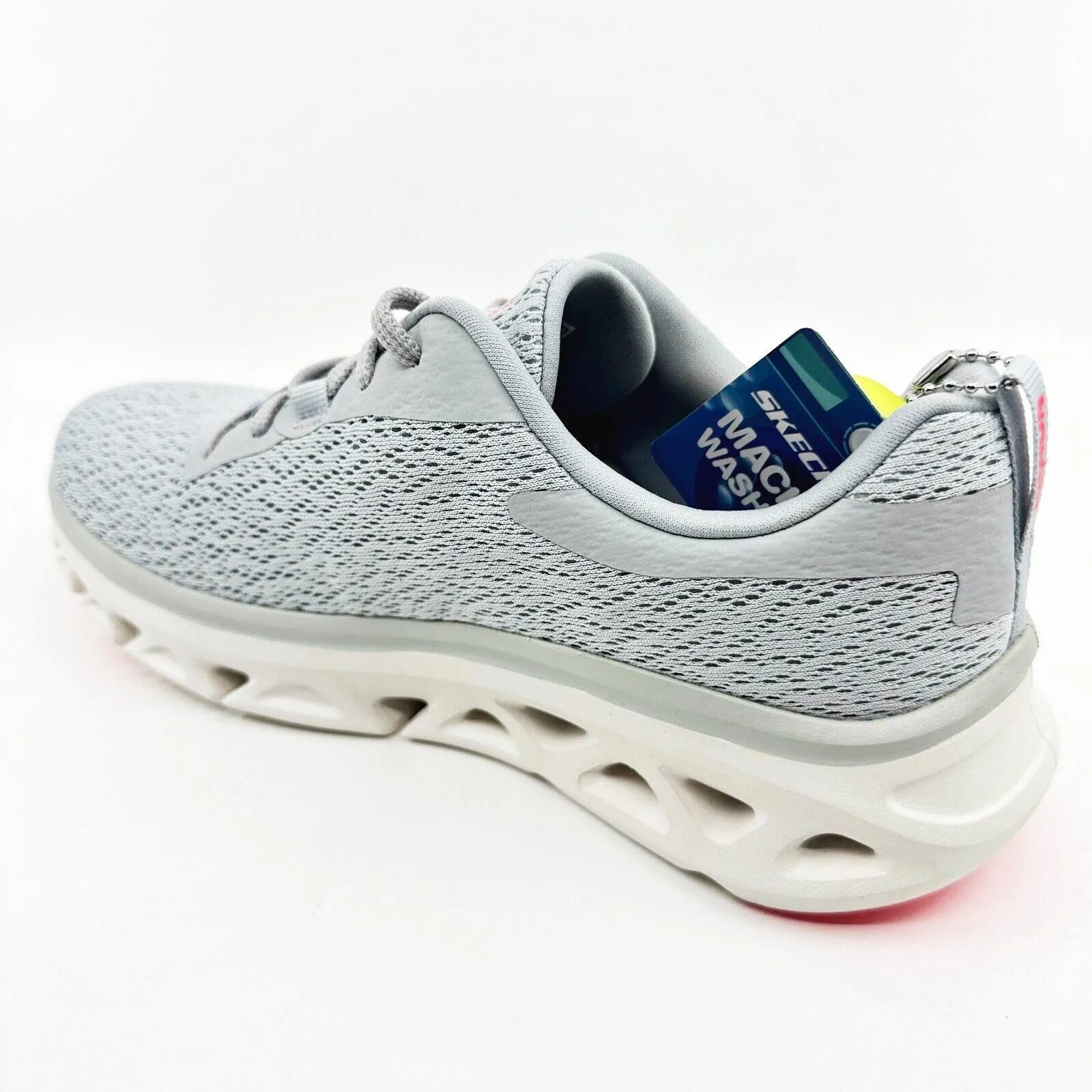 Skechers Go Run Glide Step Flex Gray Womens Athletic Running Shoes