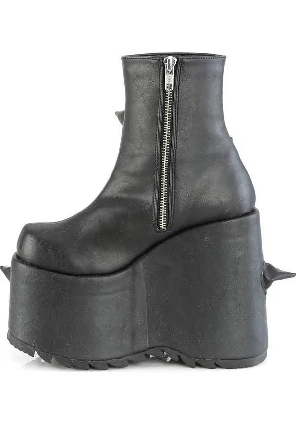 SLAY-77 [Black] | PLATFORM BOOTS [PREORDER]