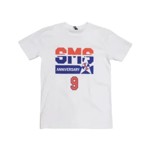 Solemate 9th Anniversary Tee White Red Blue