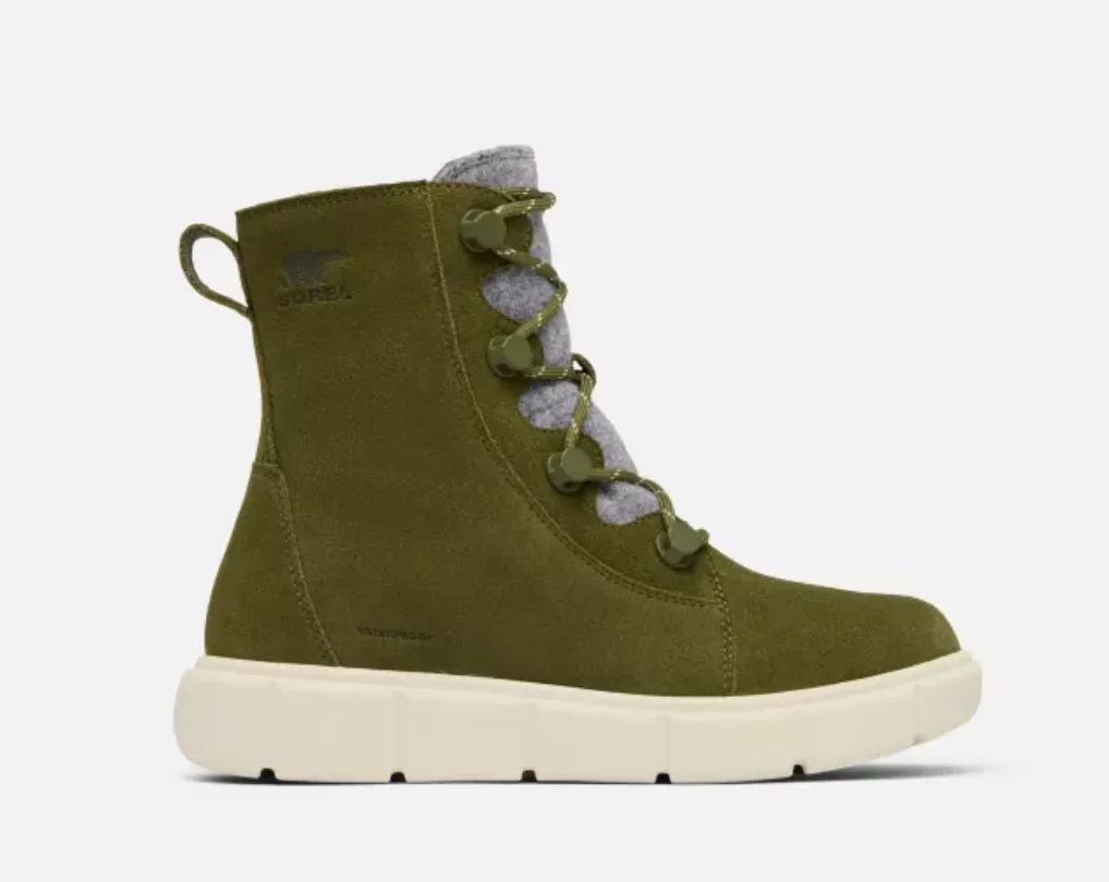 Sorel Khaki Explorer 111 Joan Waterproof Boot