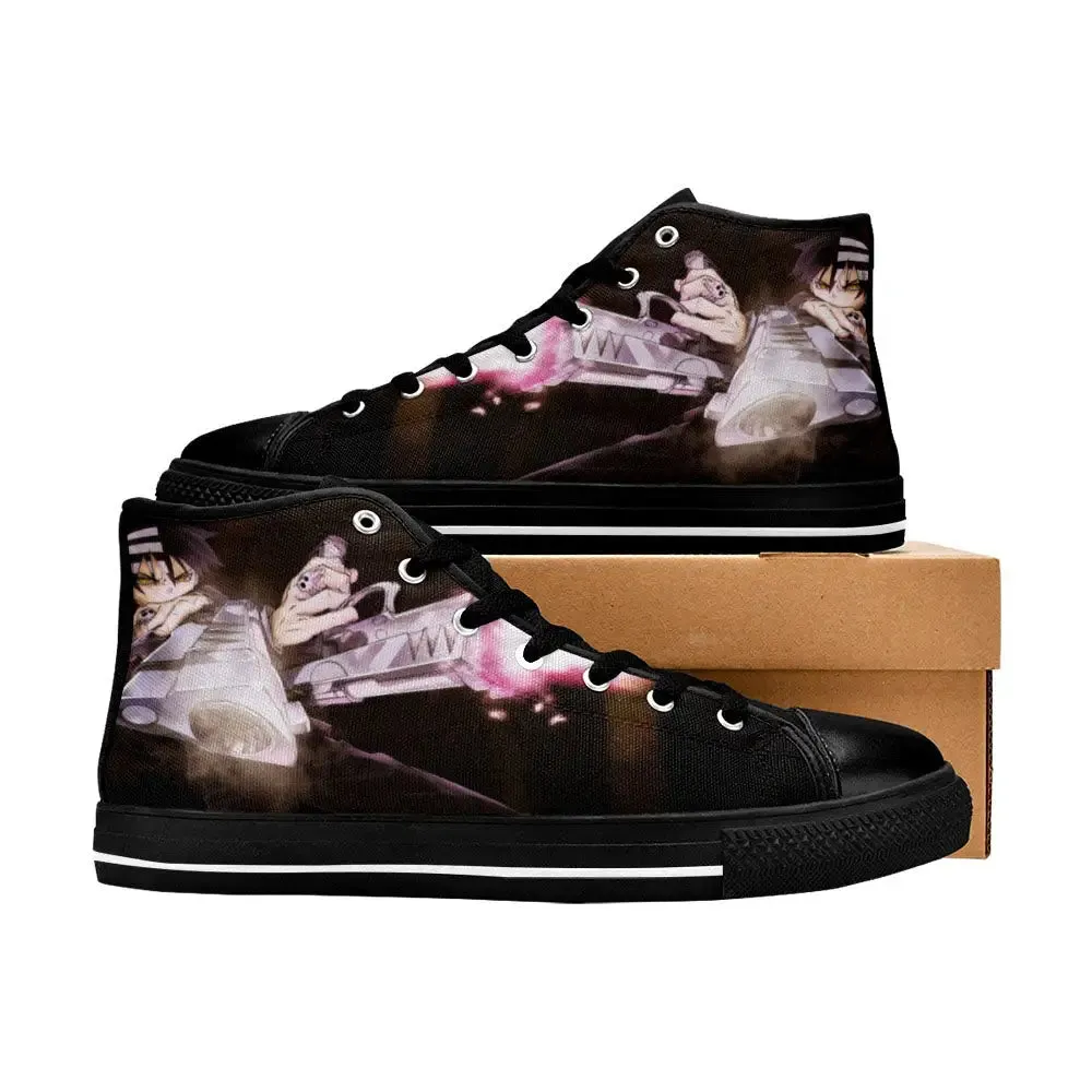 Soul Eater Miyano Mamoru Shoes High Top Sneakers for Kids and Adults