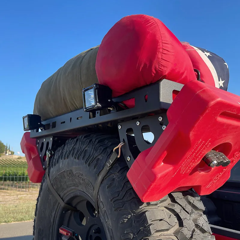 Spare Tire Cargo Storage Tray for Jeep Wrangler 30''-40'' Diameter