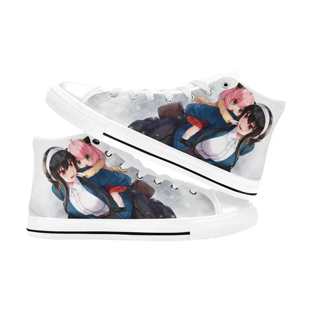 Spy x Family Yor Anya Shoes High Tops Sneakers for Kids and Adults