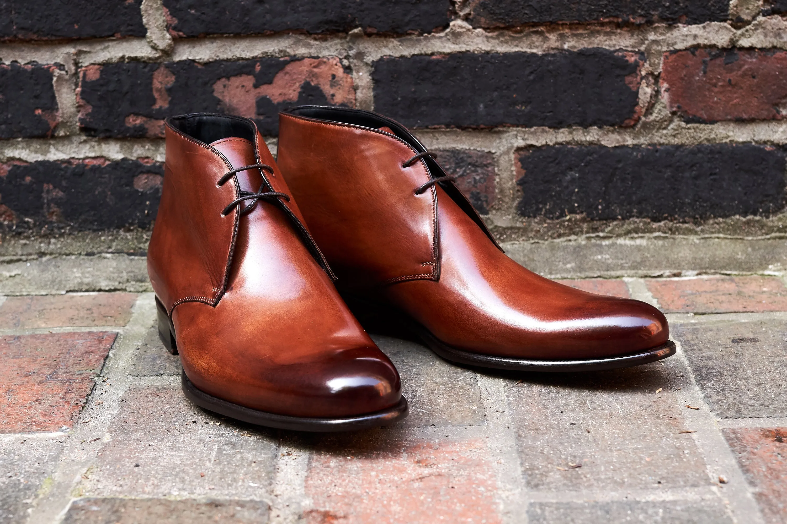 The Newman Chukka Boot - Havana Brown