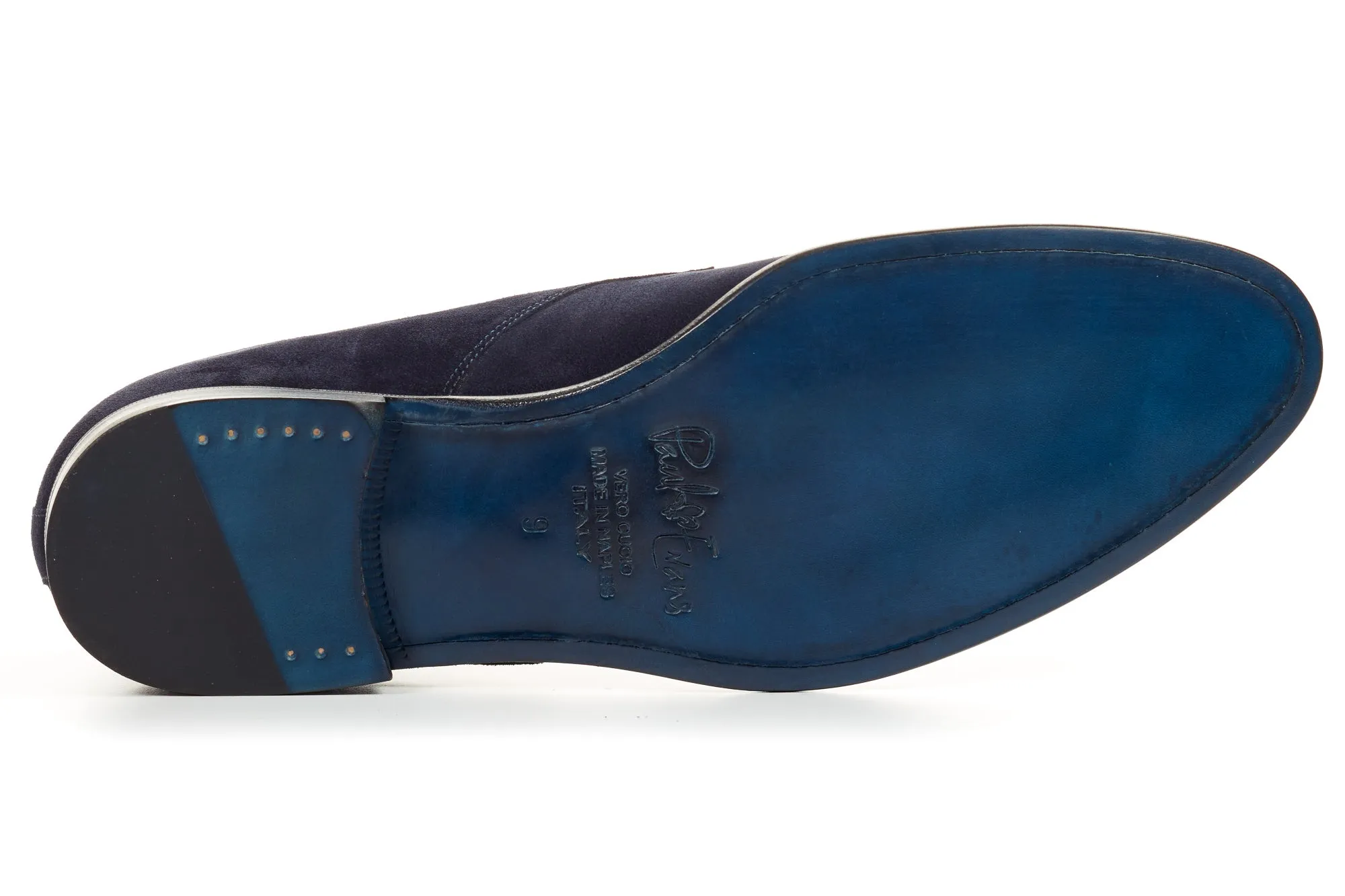 The Newman Chukka Boot - Midnight Blue Suede