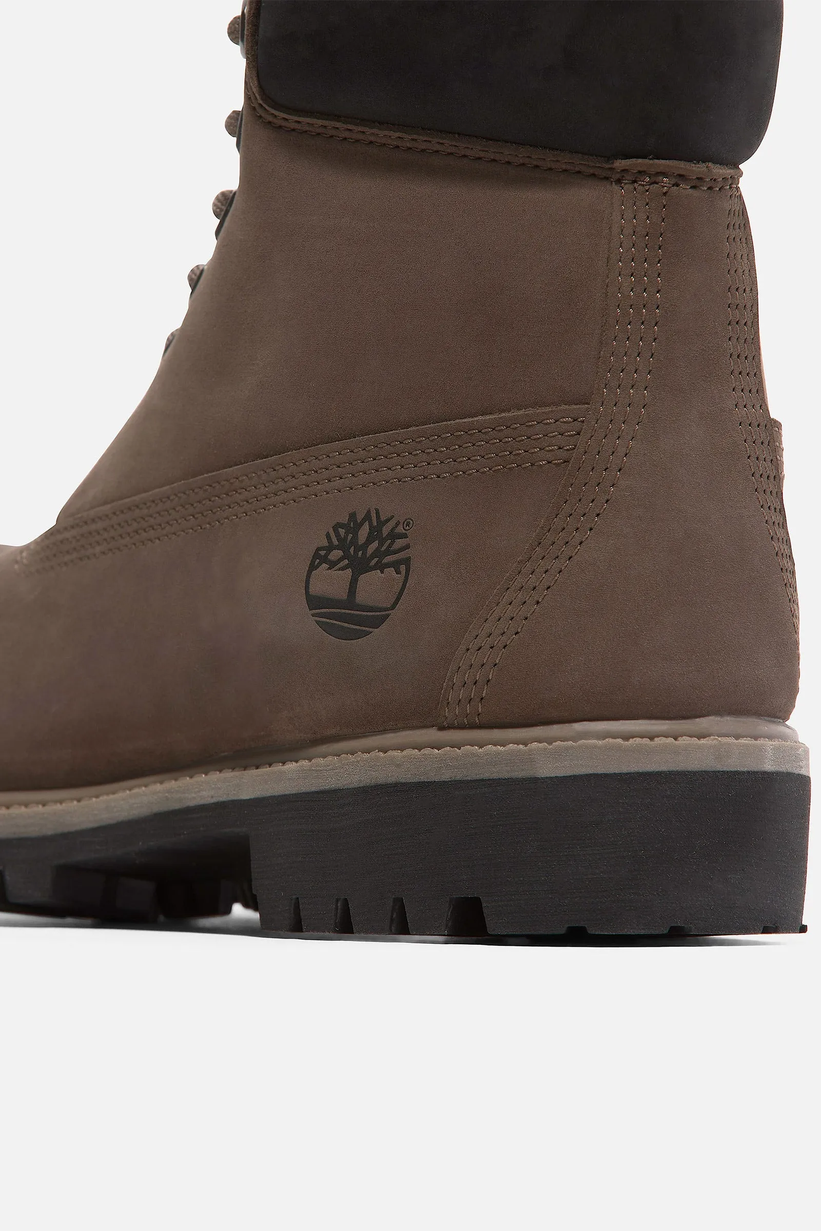 Timberland Premium 6-Inch Lace-Up Waterproof Boot Brown Nubuck