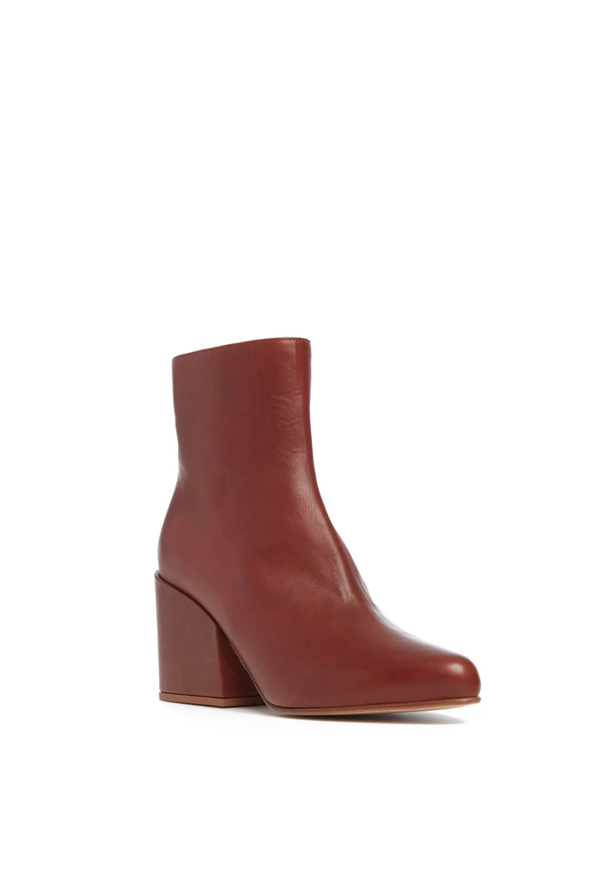 Tito Ankle Boot in Cognac Leather