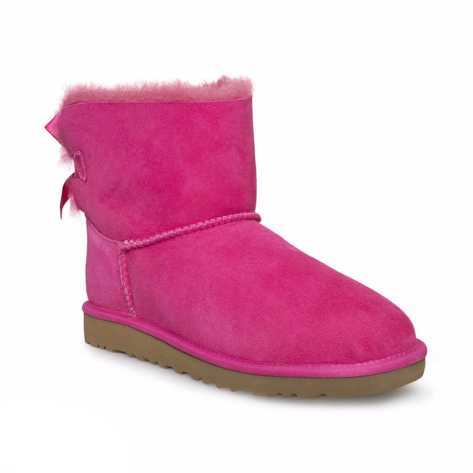 UGG Bailey Bow Mini Cerise Pink Boots