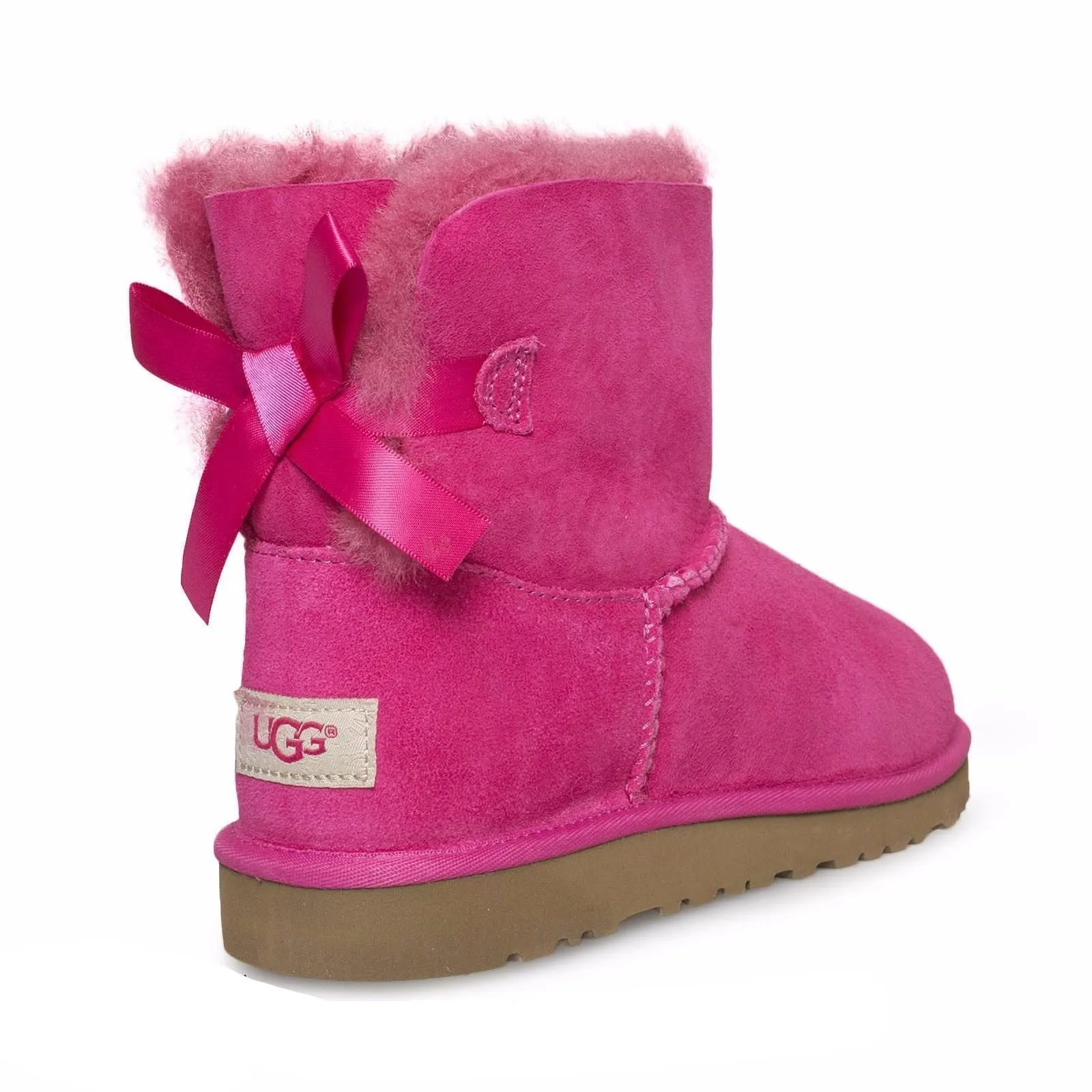 UGG Bailey Bow Mini Cerise Pink Boots