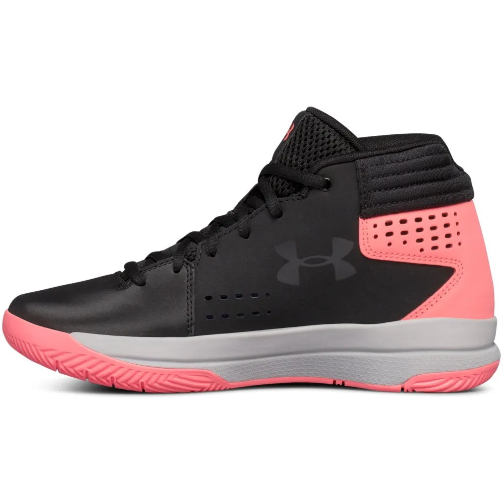 Under Armour Black/Elemental/Brilliance Jet Basketball Shoe