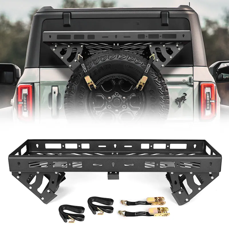 Universal Spare Tire Cargo Storage Tray for 30''-40'' Diameter