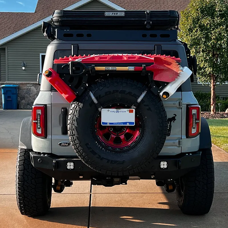 Universal Spare Tire Cargo Storage Tray for 30''-40'' Diameter