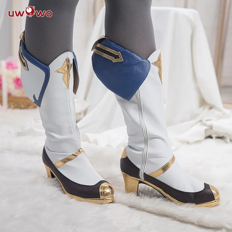 Uwowo Genshin Impact Shoes Sucrose Shoes Anemo Mondstadt Female Cosplay Shoes