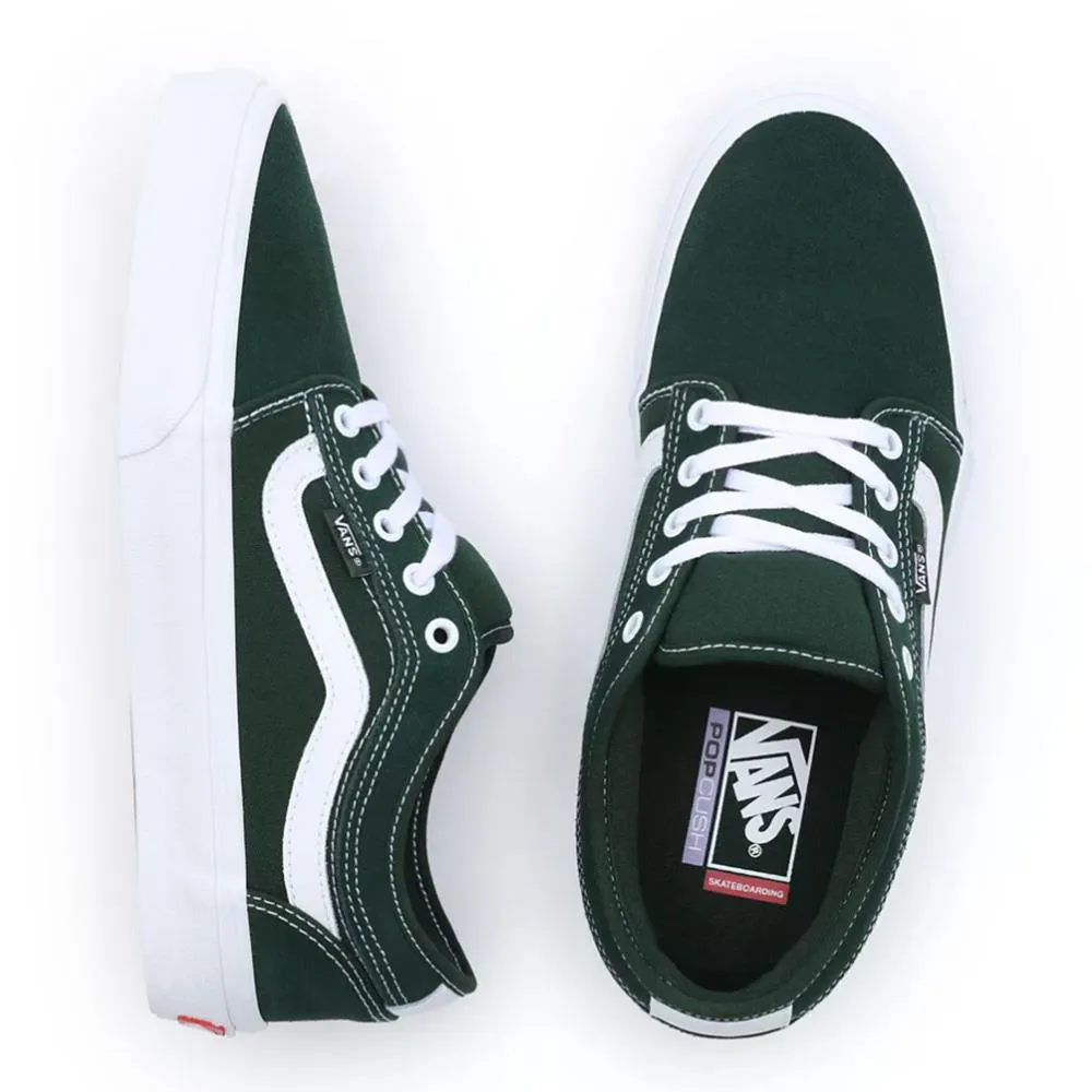 Vans Chukka Low Sidestripe - Dark Green/White