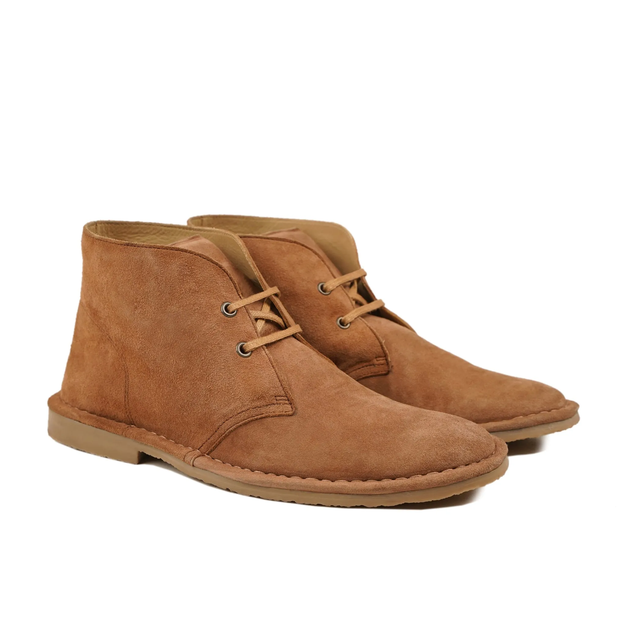 Vipava - Tan Kid Suede Chukka