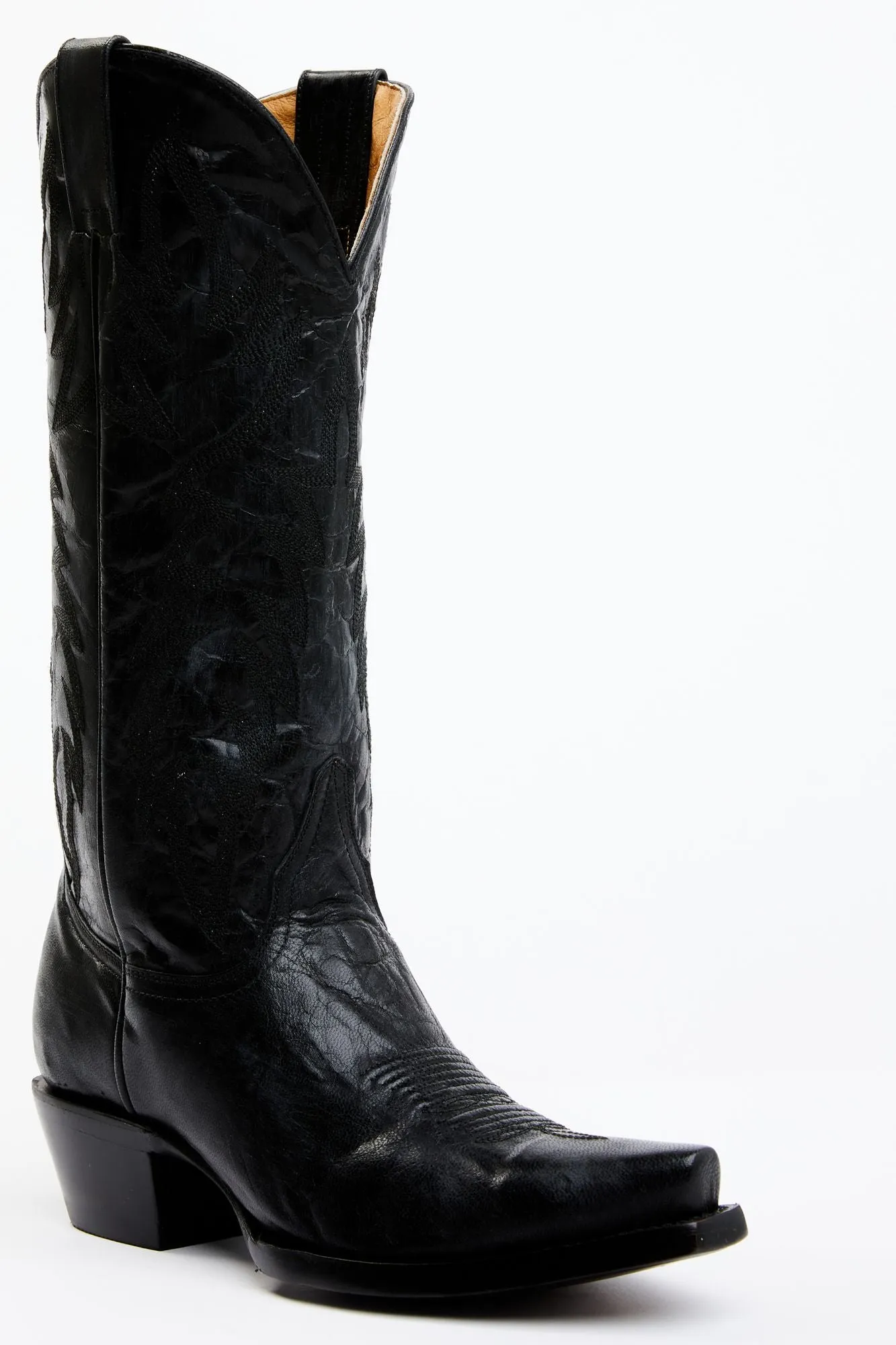 Wheeler Black Western Performance Boots - Snip Toe