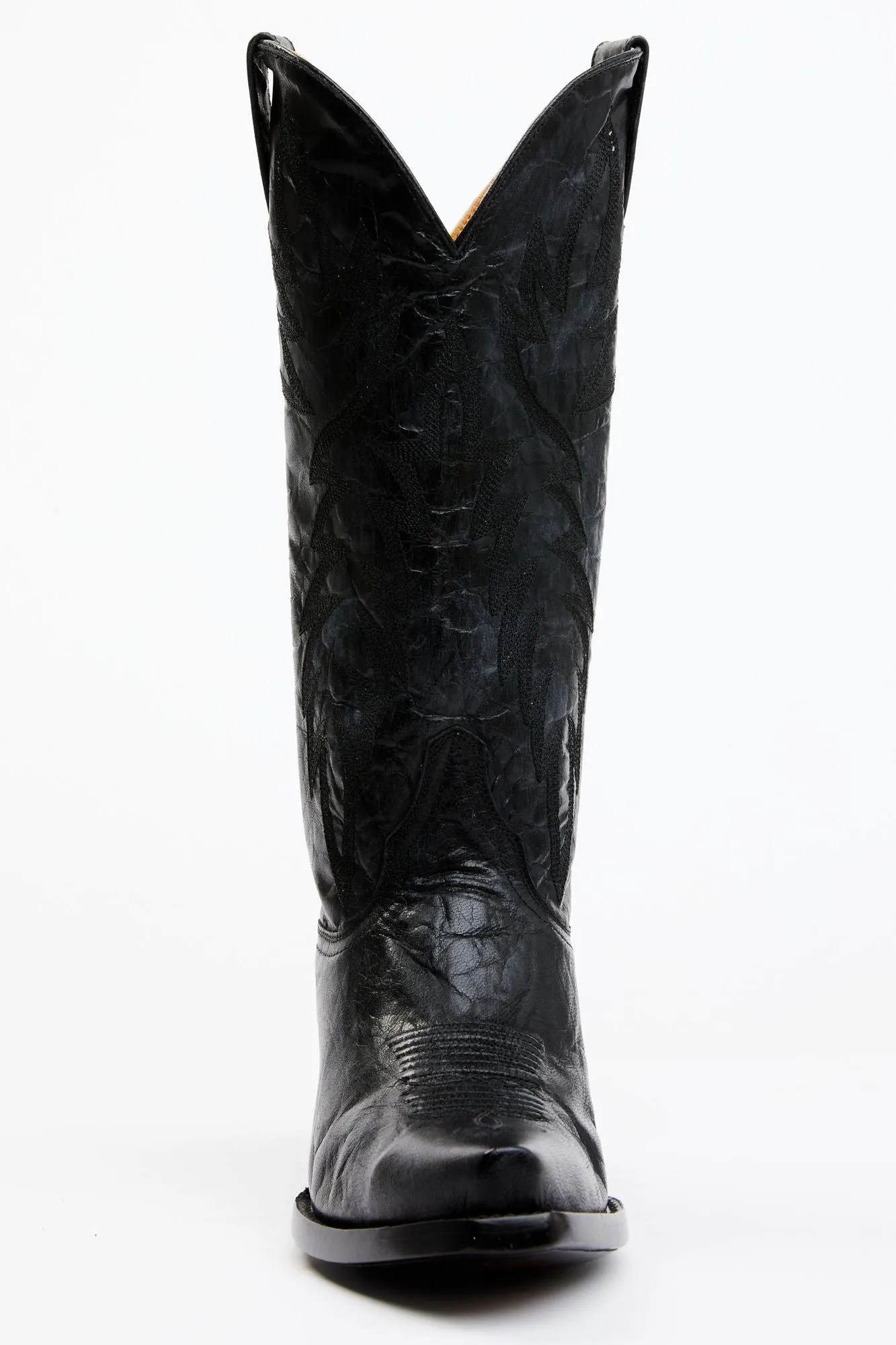 Wheeler Black Western Performance Boots - Snip Toe