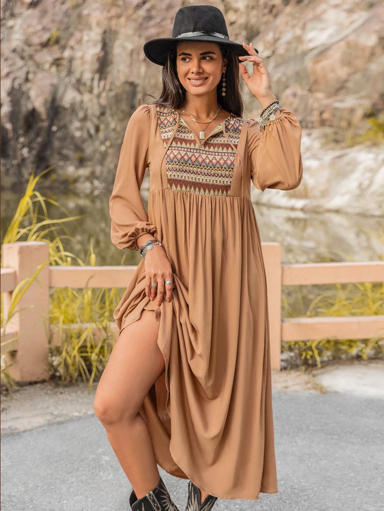 Winter Sands Maxi Dress