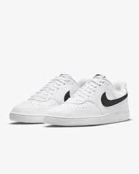 WOMENS NIKE COURT VISION LO NN - WHITE/BLACK-WHITE