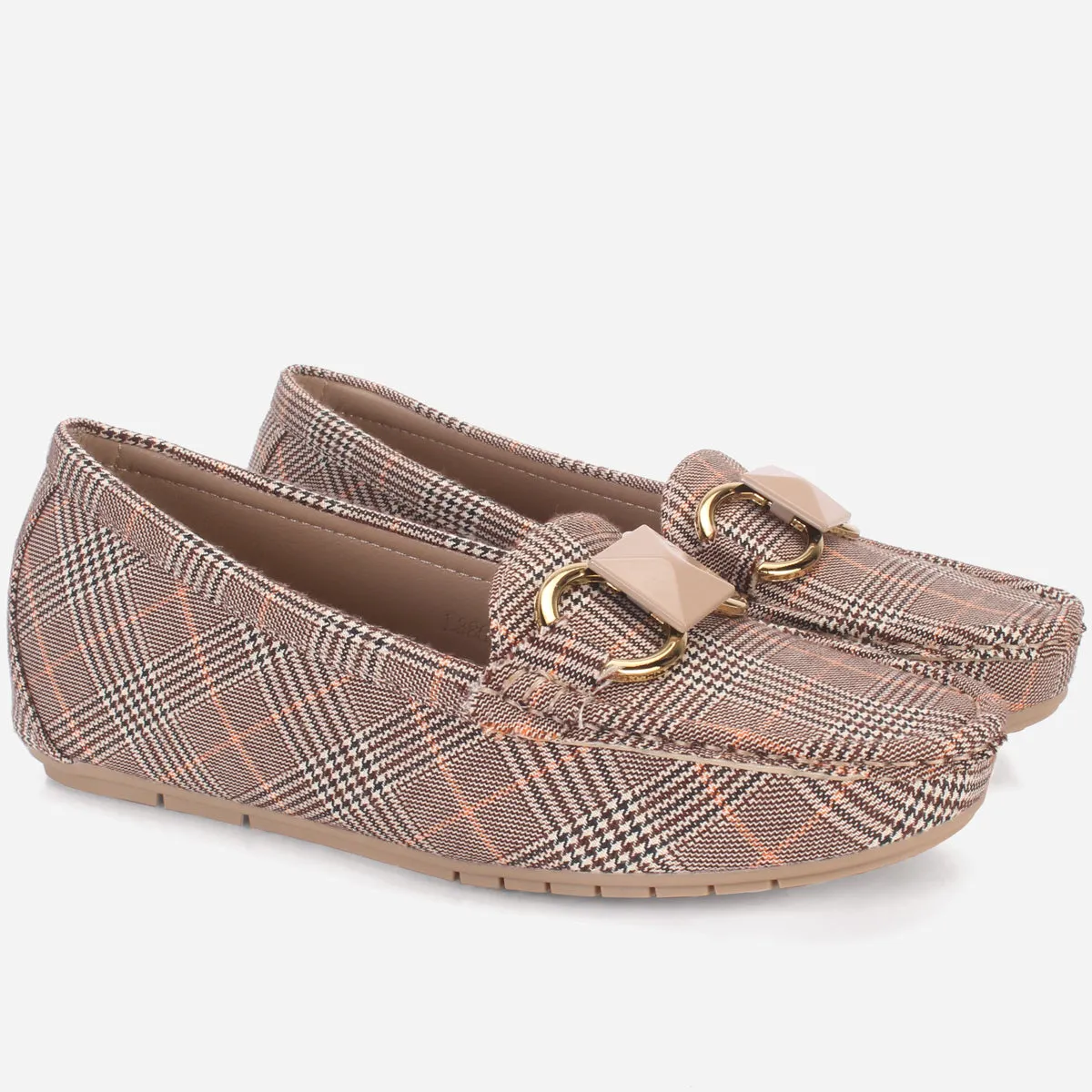 Womens "HERMEIN" Low Wedge Moccasins